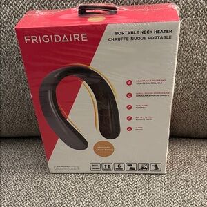 Frigidaire Black Portable Neck Heater - Rechargeable Wearable Warmer